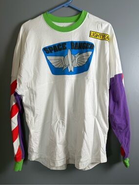 Disney Spirit Jersey Men's Sz M (Runs Large, See Measurements) Buzz Lightyear